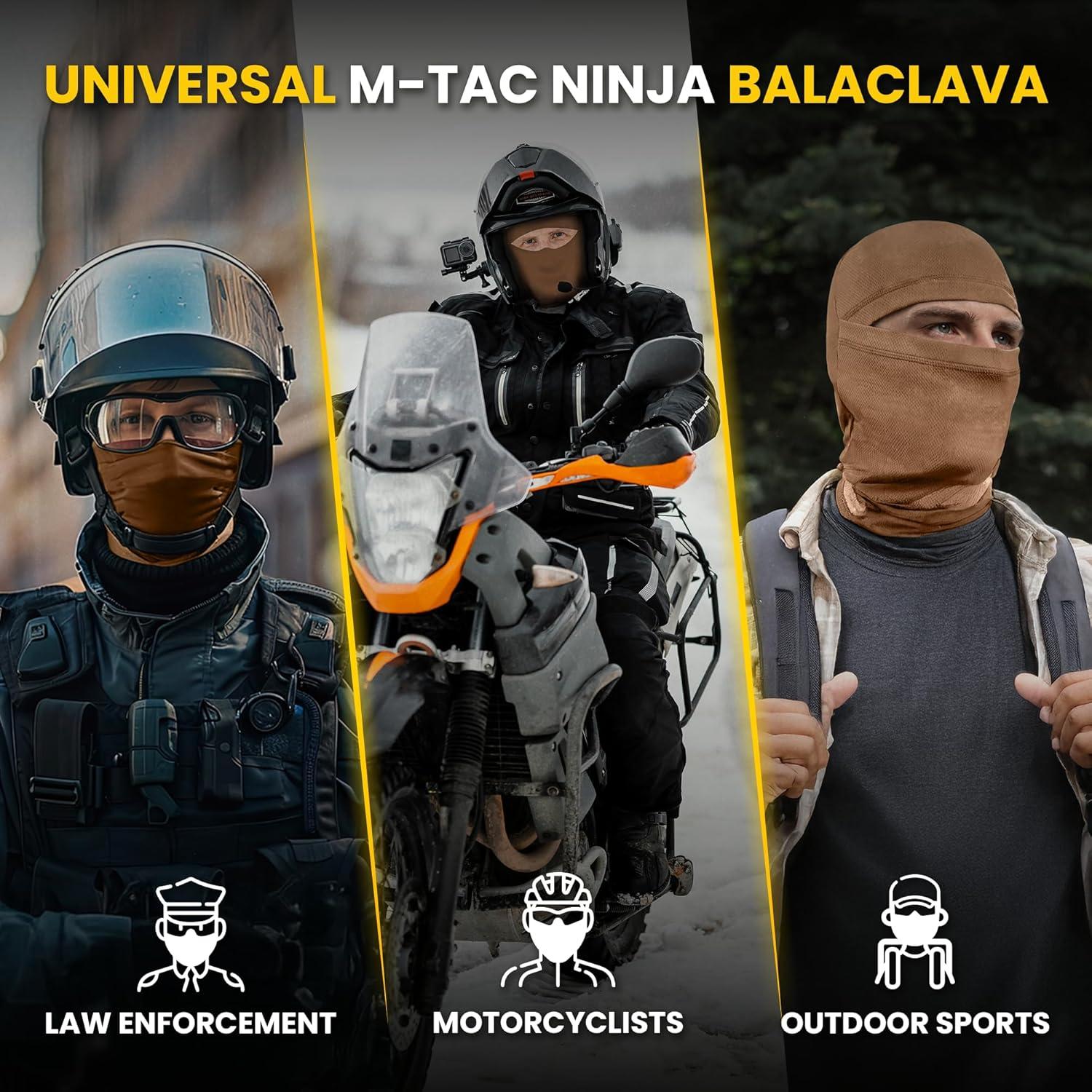 image:imageMTac Balaclava Face Mask Lightweight Full Face amp Neck Cover for Motorcycle Tactical Hunting Cycling AirsoftCoyote