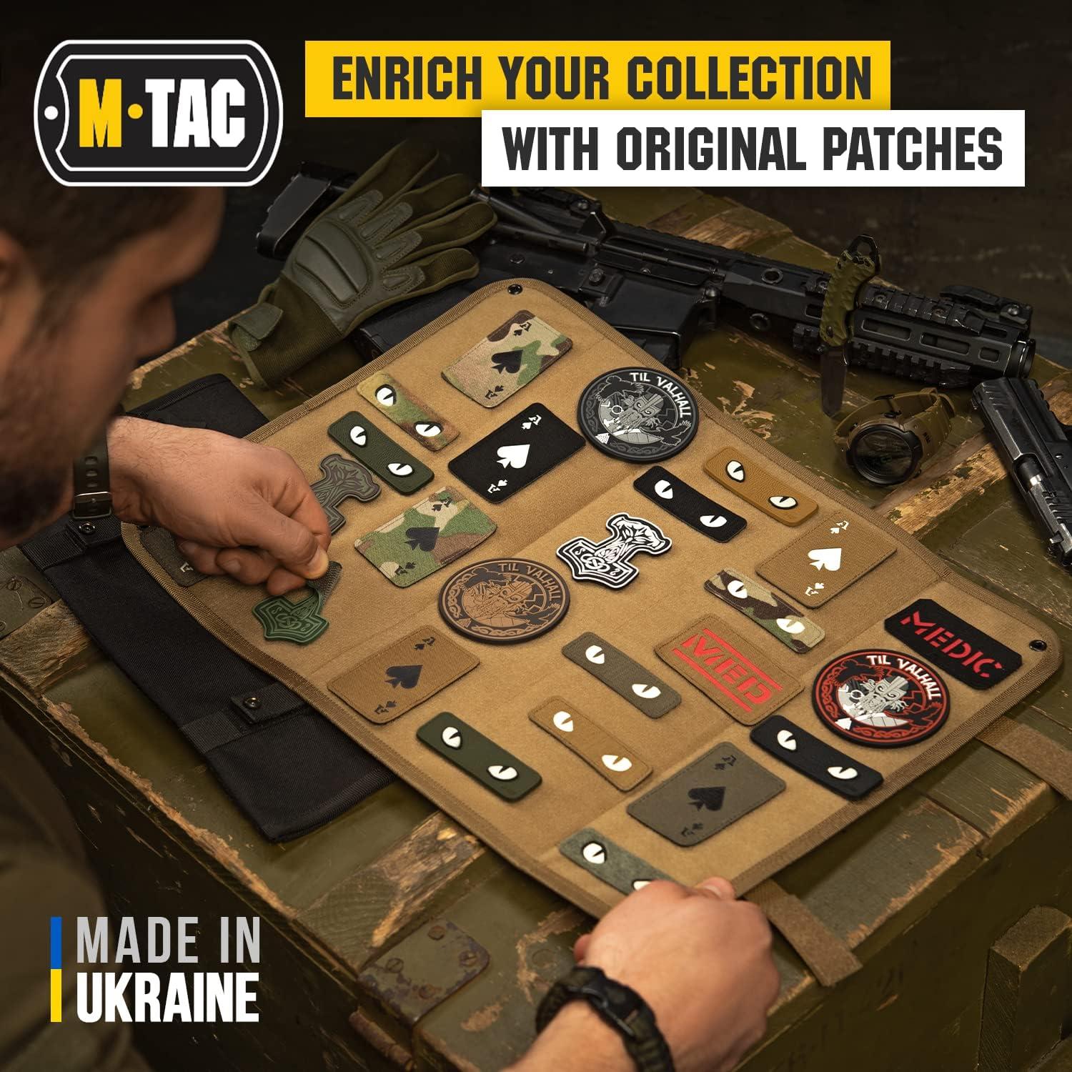 image:imageMTac Cat Eyes Glow in The Dark Morale Patches Tactical Patch Military Combat Hook Fasteners Black GITDMulticamGID
