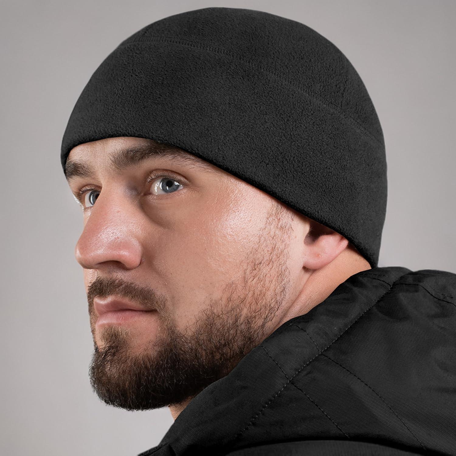 image:imageMTac Elite Fleece Watch Cap Military Tactical Beanie Hat Winter Skull CapBlack