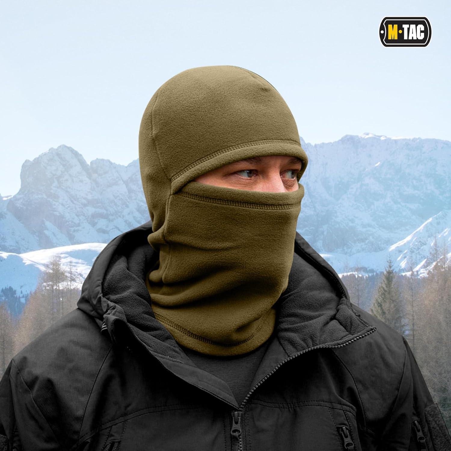 image:imageMTac Elite Winter Fleece Balaclava Cold Weather Mask Thermal for Winter Men TacticalArmy Olive