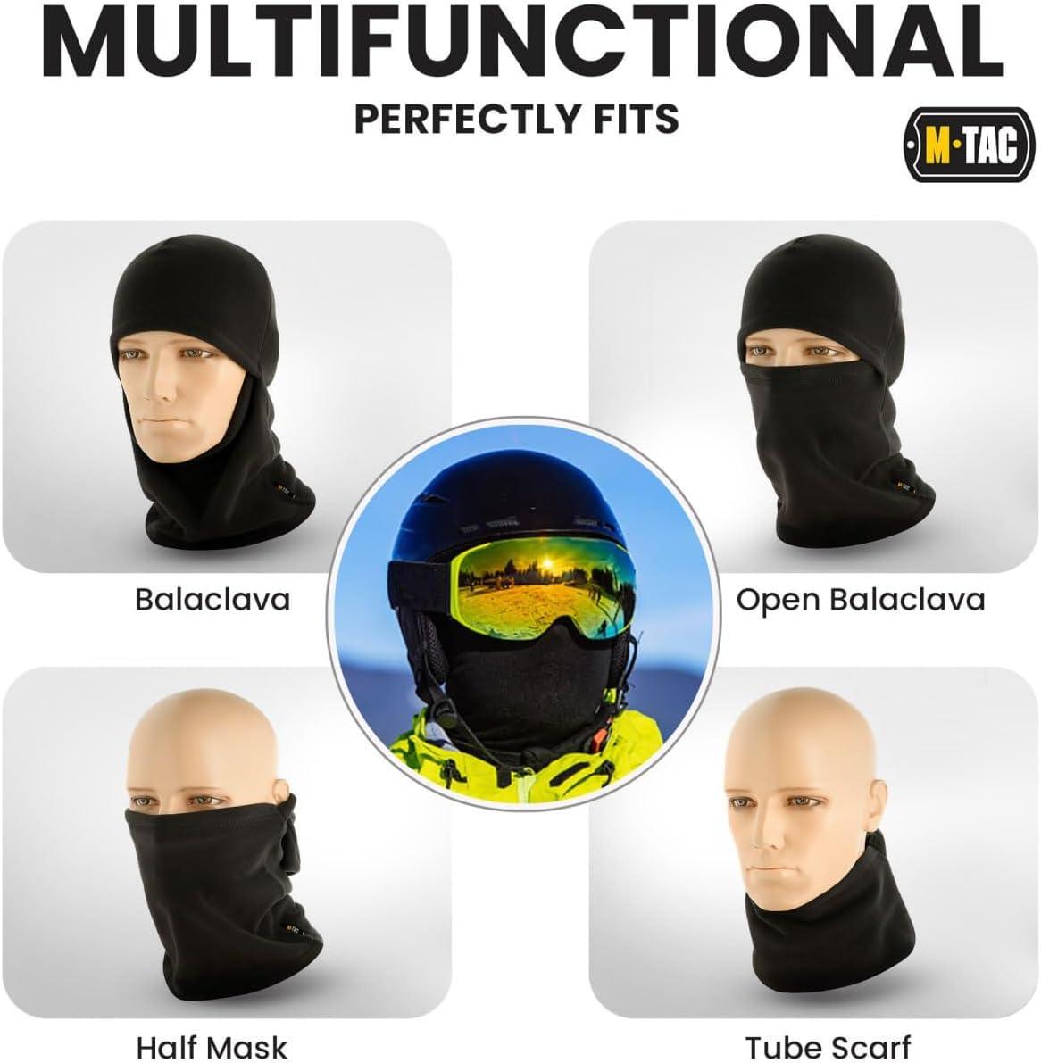 image:imageMTac Elite Winter Fleece Balaclava Cold Weather Mask Thermal for Winter Men TacticalBlack