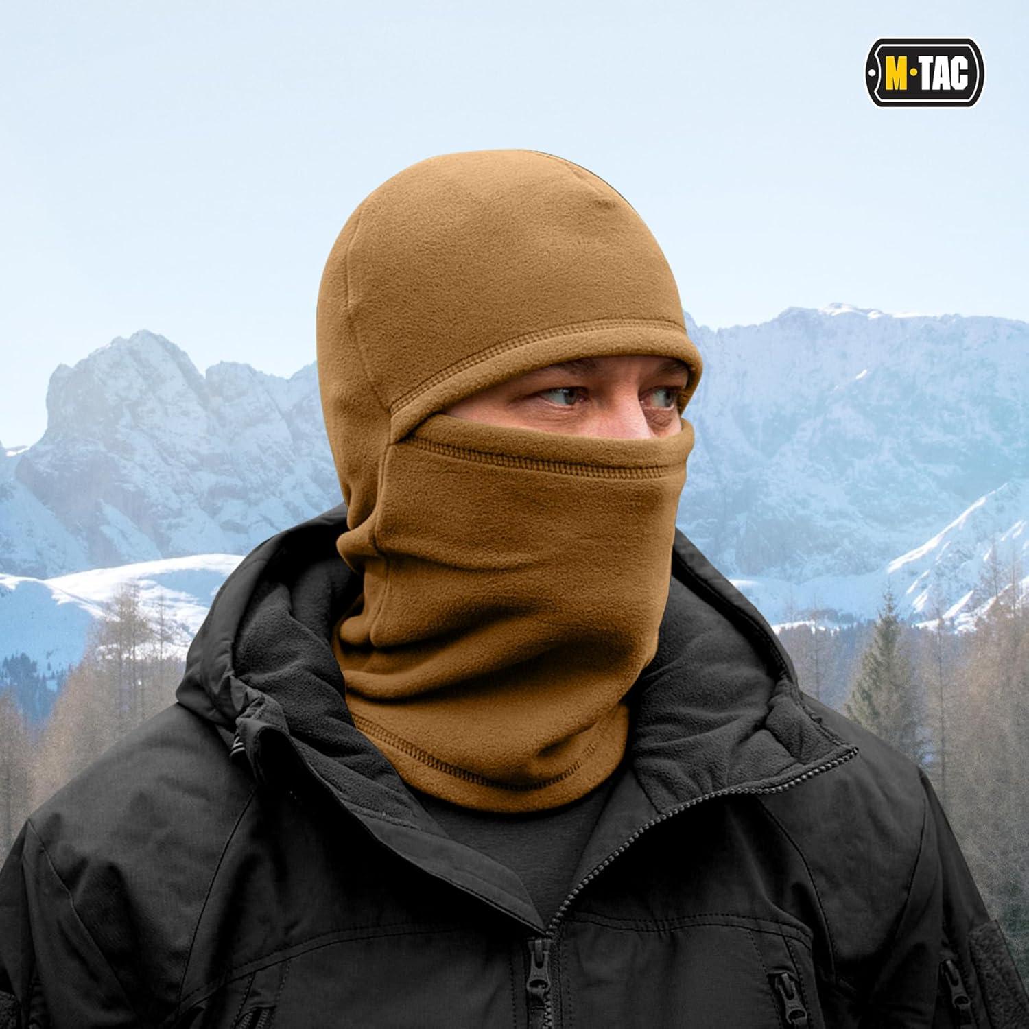 image:imageMTac Elite Winter Fleece Balaclava Cold Weather Mask Thermal for Winter Men TacticalCoyote Brown