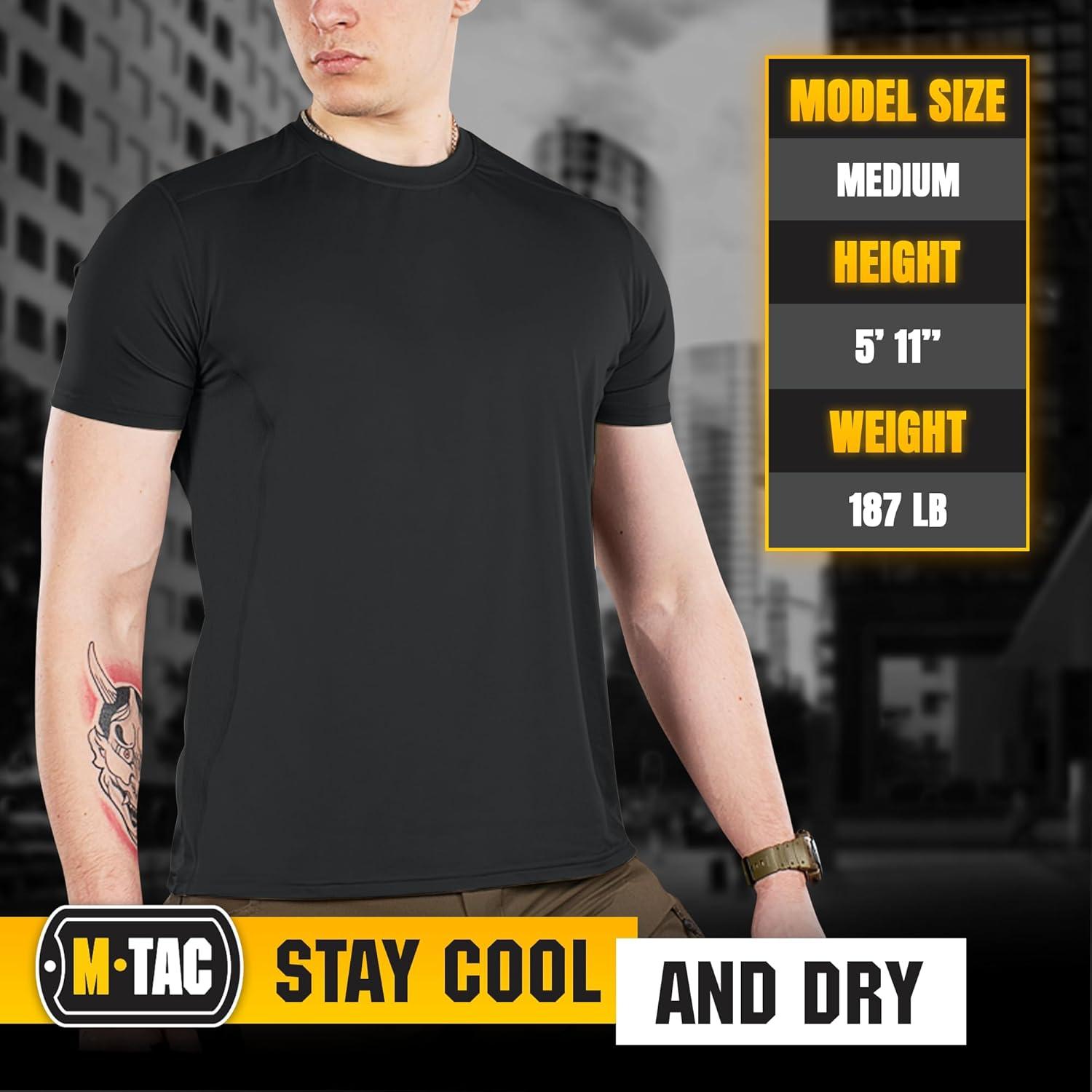 image:imageMTac Tactical Short Sleeve TShirt Army Military Ultra Vent Mens Athletic Workout Gym Training T Shirt3 Pack Black