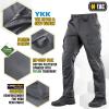 M-Tac Aggressor Flex Tactical Cargo Pants for Men – Durable Rip-Stop Cargo Work Trousers with Reinforced Knees, Stretch Fit(Dark Grey)