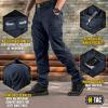 M-Tac Aggressor Flex Tactical Cargo Pants for Men – Durable Rip-Stop Cargo Work Trousers with Reinforced Knees, Stretch Fit(Navy Blue)