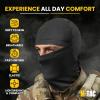 M-Tac Balaclava Face Mask – Lightweight Full Face & Neck Cover for Motorcycle, Tactical, Hunting, Cycling, Airsoft(Black)