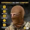 M-Tac Balaclava Face Mask – Lightweight Full Face & Neck Cover for Motorcycle, Tactical, Hunting, Cycling, Airsoft(Coyote)