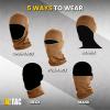 M-Tac Balaclava Face Mask – Lightweight Full Face & Neck Cover for Motorcycle, Tactical, Hunting, Cycling, Airsoft(Coyote)