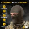 M-Tac Balaclava Face Mask – Lightweight Full Face & Neck Cover for Motorcycle, Tactical, Hunting, Cycling, Airsoft(Olive)