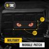 M-Tac Cat Eyes – Glow in The Dark – Morale Patches Tactical Patch Military Combat Hook Fasteners (Black – GITD)(BLACK/RED)