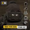 M-Tac Cat Eyes – Glow in The Dark – Morale Patches Tactical Patch Military Combat Hook Fasteners (Black – GITD)(Black – GITD)