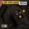 M-Tac Cat Eyes – Glow in The Dark – Morale Patches Tactical Patch Military Combat Hook Fasteners (Black – GITD)(Black – GITD)