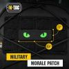 M-Tac Cat Eyes – Glow in The Dark – Morale Patches Tactical Patch Military Combat Hook Fasteners (Black – GITD)(Black/Green)