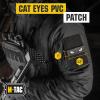 M-Tac Cat Eyes – Glow in The Dark – Morale Patches Tactical Patch Military Combat Hook Fasteners (Black – GITD)(Black-PVC)