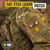 M-Tac Cat Eyes – Glow in The Dark – Morale Patches Tactical Patch Military Combat Hook Fasteners (Black – GITD)(Camo – GITD)