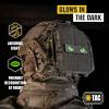 M-Tac Cat Eyes – Glow in The Dark – Morale Patches Tactical Patch Military Combat Hook Fasteners (Black – GITD)(Camo – GITD)