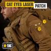 M-Tac Cat Eyes – Glow in The Dark – Morale Patches Tactical Patch Military Combat Hook Fasteners (Black – GITD)(Coyote – GITD)