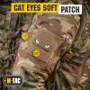 M-Tac Cat Eyes – Glow in The Dark – Morale Patches Tactical Patch Military Combat Hook Fasteners (Black – GITD)(Coyote/GID)
