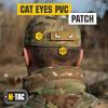 M-Tac Cat Eyes – Glow in The Dark – Morale Patches Tactical Patch Military Combat Hook Fasteners (Black – GITD)(Coyote-PVC)