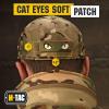 M-Tac Cat Eyes – Glow in The Dark – Morale Patches Tactical Patch Military Combat Hook Fasteners (Black – GITD)(Multicam/GID)