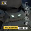 M-Tac Cat Eyes – Glow in The Dark – Morale Patches Tactical Patch Military Combat Hook Fasteners (Black – GITD)(Ranger Green – GITD)