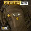 M-Tac Cat Eyes – Glow in The Dark – Morale Patches Tactical Patch Military Combat Hook Fasteners (Black – GITD)(Ranger Green/GID)