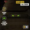 M-Tac Cat Eyes – Glow in The Dark – Morale Patches Tactical Patch Military Combat Hook Fasteners (Black – GITD)(Ranger Green/GID)