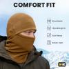 M-Tac Elite Winter Fleece Balaclava – Cold Weather Mask Thermal for Winter – Men Tactical(Coyote Brown)