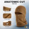 M-Tac Elite Winter Fleece Balaclava – Cold Weather Mask Thermal for Winter – Men Tactical(Coyote Brown)