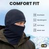 M-Tac Elite Winter Fleece Balaclava – Cold Weather Mask Thermal for Winter – Men Tactical(Dark Navy Blue)