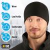 M-Tac Fleece Watch Cap – Army Military Tactical Beanie Hat Winter Skull Cap(Black)