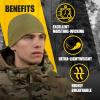 M-Tac Fleece Watch Cap – Army Military Tactical Beanie Hat Winter Skull Cap(Grid Fleece Ocp)