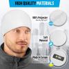 M-Tac Fleece Watch Cap – Army Military Tactical Beanie Hat Winter Skull Cap(White)