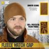 M-Tac Fleece Watch Cap – Tactical Beanie Hat Winter Skull Cap with Slimtex(Coyote Brown)