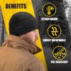 M-Tac Polartec Micro Series Fleece – Tactical Beanie Hat Watch Cap Skull Cap(Black (No Logo))