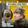 M-Tac Tactical Beanie Fleece Watch Cap – Winter Hat Elite – Patch Panel(Camo)