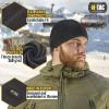 M-Tac Tactical Beanie Fleece Watch Cap – Winter Hat Elite – Patch Panel(No Panel Black)