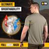 M-Tac Tactical Short Sleeve T-Shirt – Army Military Ultra Vent Men’s Athletic Workout Gym Training T Shirt(3 Pack Coyote Brown)