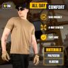 M-Tac Tactical Short Sleeve T-Shirt – Army Military Ultra Vent Men’s Athletic Workout Gym Training T Shirt(Coyote)