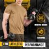 M-Tac Tactical Short Sleeve T-Shirt – Army Military Ultra Vent Men’s Athletic Workout Gym Training T Shirt(Coyote)
