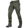 M-Tac Aggressor Flex Tactical Cargo Pants for Men – Durable Rip-Stop Cargo Work Trousers with Reinforced Knees, Stretch Fit(Army Olive)