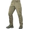 M-Tac Aggressor Flex Tactical Cargo Pants for Men – Durable Rip-Stop Cargo Work Trousers with Reinforced Knees, Stretch Fit(Tan)