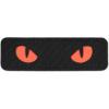 image:imageMTac Cat Eyes  Glow in The Dark  Morale Patches Tactical Patch Military Combat Hook Fasteners Black  GITDBLACKRED