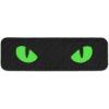 M-Tac Cat Eyes – Glow in The Dark – Morale Patches Tactical Patch Military Combat Hook Fasteners (Black – GITD)(Black/Green)