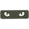M-Tac Cat Eyes – Glow in The Dark – Morale Patches Tactical Patch Military Combat Hook Fasteners (Black – GITD)(Ranger Green/GID)