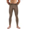 M-Tac Men’s Thermal Compression Pants – Grid Fleece Lined Base Layer Underwear Bottoms for Cold Weather ECWCS Delta Level 2(Coyote Brown)