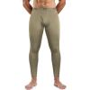 M-Tac Men’s Thermal Compression Pants – Grid Fleece Lined Base Layer Underwear Bottoms for Cold Weather ECWCS Delta Level 2(Tan)