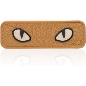 M-Tac Cat Eyes – Glow in The Dark – Morale Patches Tactical Patch Military Combat Hook Fasteners (Black – GITD)(Coyote-PVC)