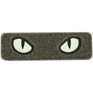 M-Tac Cat Eyes – Glow in The Dark – Morale Patches Tactical Patch Military Combat Hook Fasteners (Black – GITD)(Ranger Green/GID)