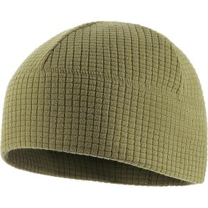 M-Tac Fleece Watch Cap – Army Military Tactical Beanie Hat Winter Skull Cap(Grid Fleece Ocp)